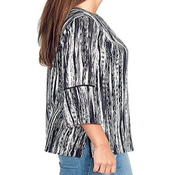 Gloria Vanderbilt Women's Spring Nova Flutter Sleeve Blouse Size XL - Picture 3 of 6